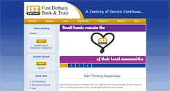 Desktop Screenshot of firstbethany.com